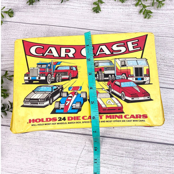 VNT 1985 Die Cast Mini Car Case Matchbox Hot Wheels Car Vintage Case - Picture 9 of 11